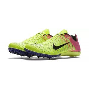 Nike Mens Racing Zoom Rival Victory 3 Track Field Spikes Neon Pink Size 11.5